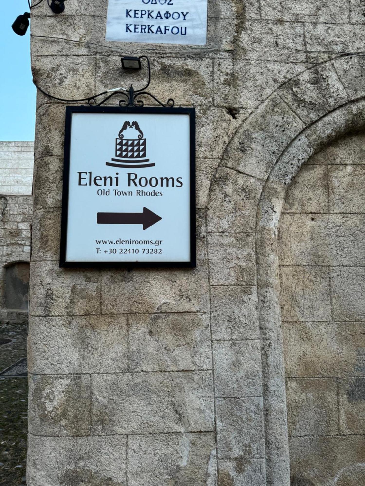 Eleni Rooms Rhodes City Eksteriør bilde